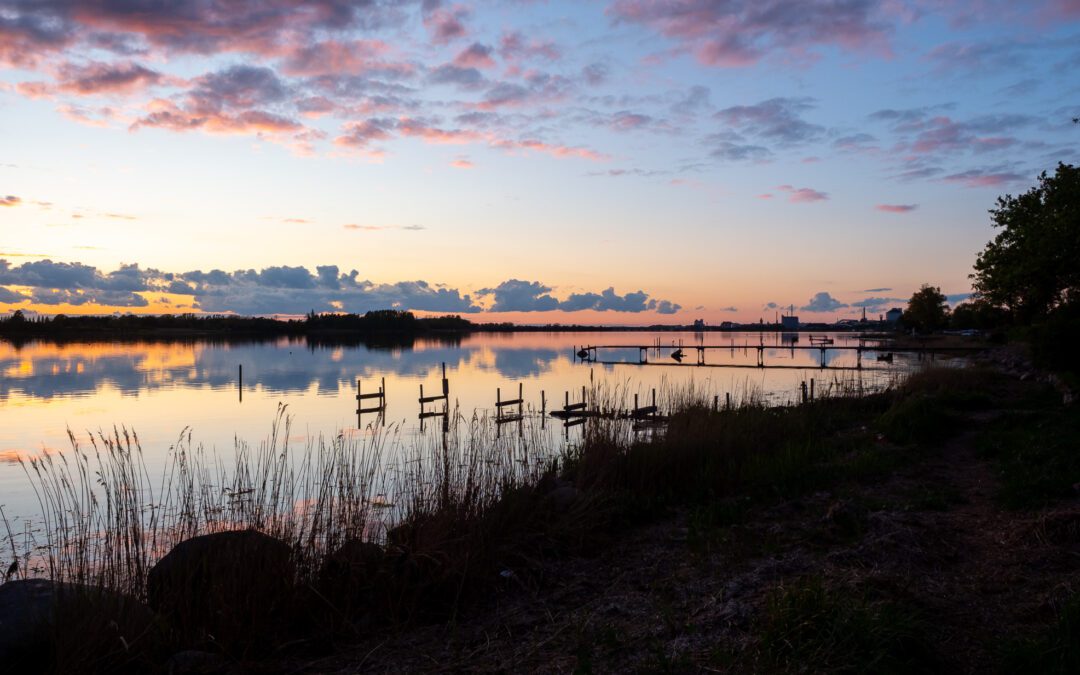 Aftenstemning ved Hasselø