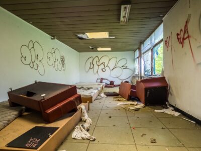 Fra den nedlagte lyttestation i Gedesby på sydfalster